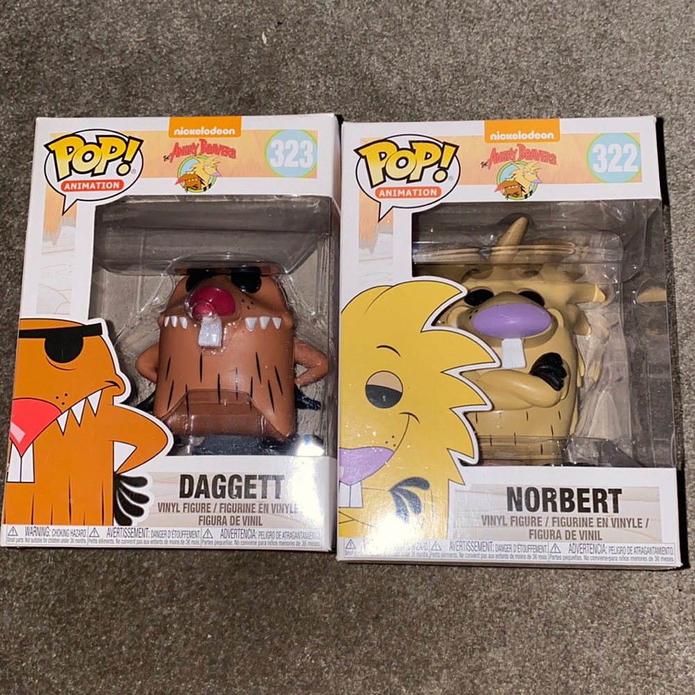 BRAND NEW The Angry Beavers set of funkopops